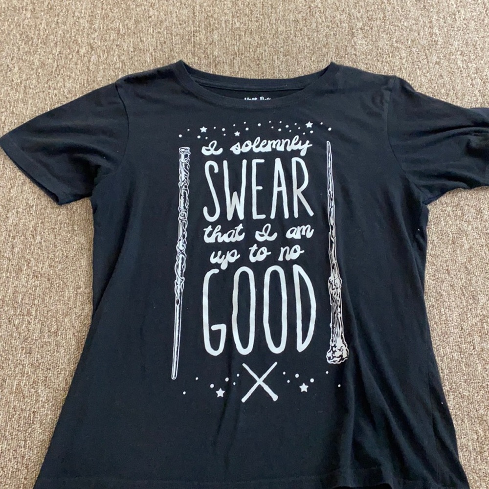 Harry Potter black and white T-shirt